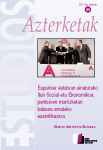 Azterketa 25. Espainiar estatuan sinatutako Itun Sozial eta Ekonomikoa. Pentsioen murrizketari babesa emateko eszenifikazioa