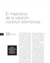 El imperativo de la rebelión: construir alternativas