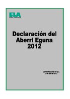 Declaración del Aberri eguna 2012