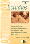 Estudios 18. Valoración de los Proyectos de Presupuestos del Gobierno Vasco y del Gobierno de Navarra para 2010