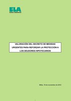 Valoración del Decreto sobre deshaucios