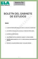 Boletin  del Gabinete de Estudios 16