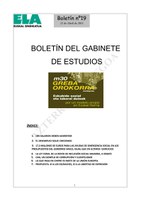 Boletin  del Gabinete de Estudios 19