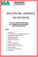 Gabinete de Estudios Boletin 15 