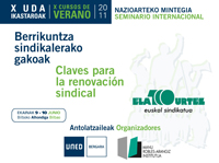 2011ko uda ikastaroa ekainaren 9 eta 10ean