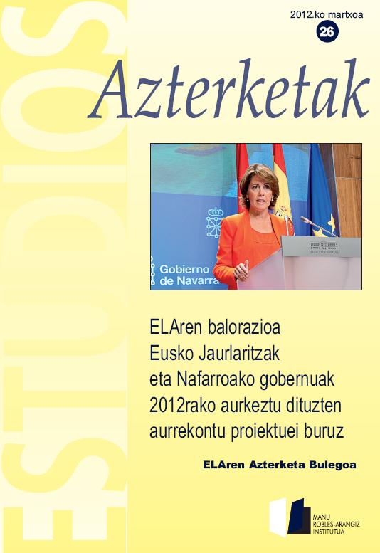 2012ko HEHko aurrekontu proiektuen balorazio