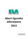 2013ko Aberri Eguna: ELAren Nazio Batzordearen adierazpena 