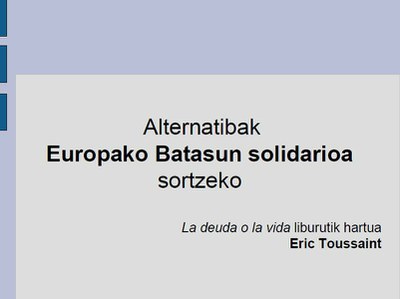 Alternatibak  Europako Batasun solidarioa sortzeko