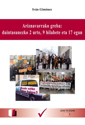 Ariznavarrako grebari buruzko liburua, eskuragai    