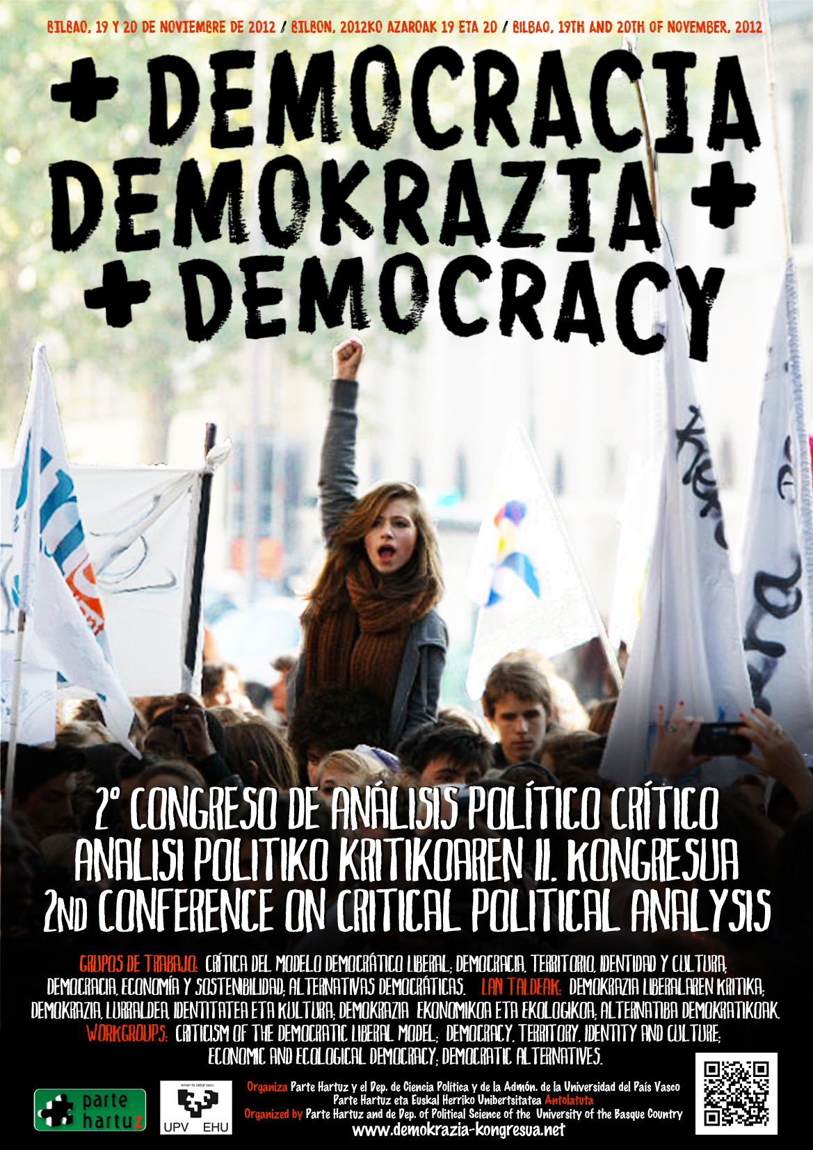 Demokrazian sakontzeko prioritateak eta aliantzak