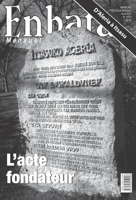 Enbataren sorreraren 50. urteurrena, eraberritzeko aukera, ildo abertzale eta ezkertiarrari eutsiz.