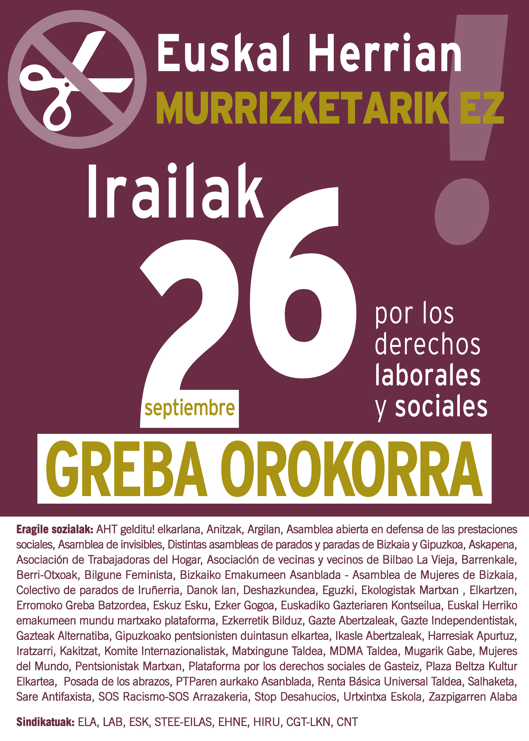 Eskubide unibertsalen amaiera, benefizentziara itzulera