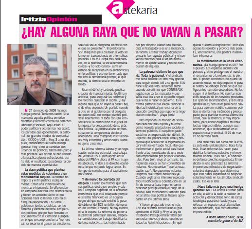 Gainditu ez dugun mugarik ba ote dugu?