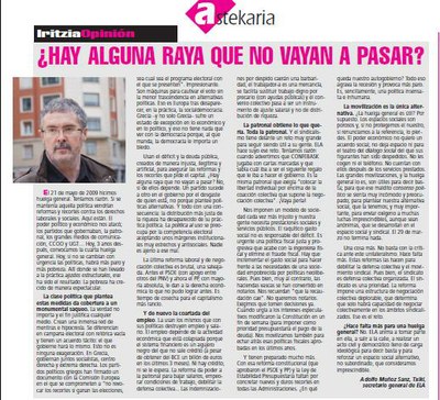 Gainditu ez dugun mugarik ba ote dugu?