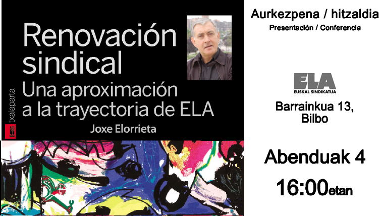 Joxe Elorrietaren liburuaren aurkezpen hitzaldia