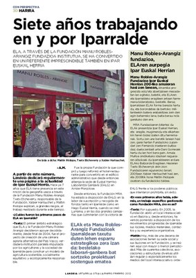 Manu Robles-Arangiz Fundazioa, ELAren aurpegia Ipar Euskal Herrian 