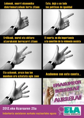 Tere Saez: Berdintasuna genero indarkeriaren kontra