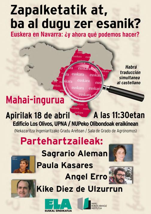 Zapalketatik at, ba al dugu zer esanik Nafarroan?