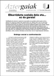 Aztergaiak 11 Elkarrizketa soziala Dialogo social