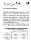 Aztergaiak 16. Zapateroren goraizekada
