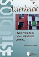 Azterketak 3. Etxebizitza duin baten eskubidea bermatu