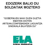 Edozerk balio du soldatak murrizteko