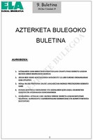 Azterketa Bulegoko 9. buletina