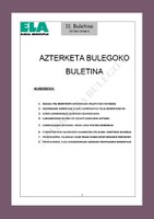 Azterketa bulegoko buletina 11