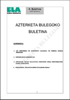 Azterketa bulegoko 4. buletina