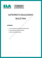 Azterketa bulegoko 8. buletina