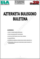 Azterketa bulegoko 2. buletina