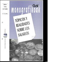 Gai monografiak 13: Tópicos y realidades sobre los salarios
