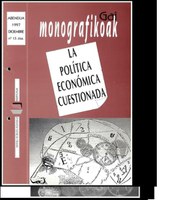 Gai monografiak 15: La política económica cuestionada