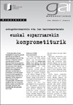 Gai monografikoak 17(eranskina): Autogobernuarekin eta lan harremanetarako euskal esparruarekin konprometiturik