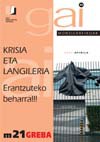 Gai monografikoak 35 - Krisia eta langileria