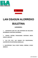 Lan Osasuneko 9. buletina
