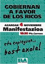 2011- 128. Gobiernan a favor de los ricos, eta enplegua...bost axola