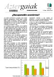 Aztergaiak 19. Relance de l'economie?