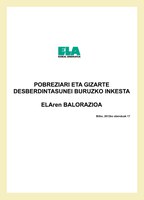 Pobreziari eta gizarte desberditasunei buruzko inkesta. ELAren balorazioa