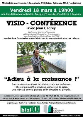 Visio-conférence avec Jean Gadrey